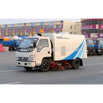 2015 china nova LHD ou RHD Foton estrada limpeza máquina mini 4x2 sweeper caminhão